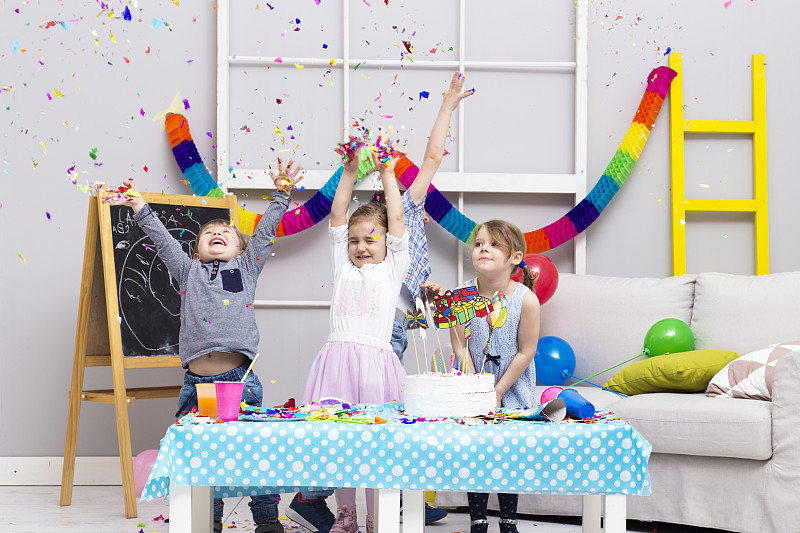 生日聚会,孩子们