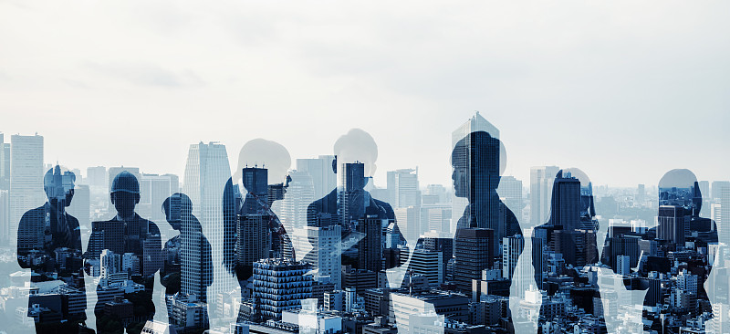 商业网络的概念。