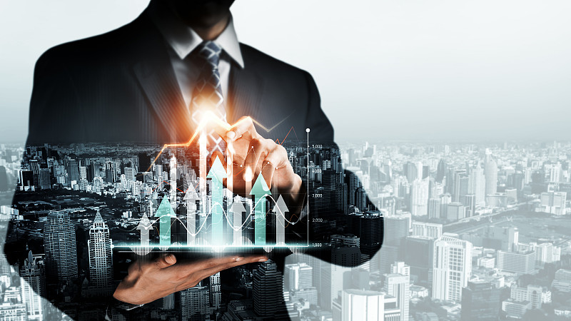 商人工作与数字金融业务图形感知技术