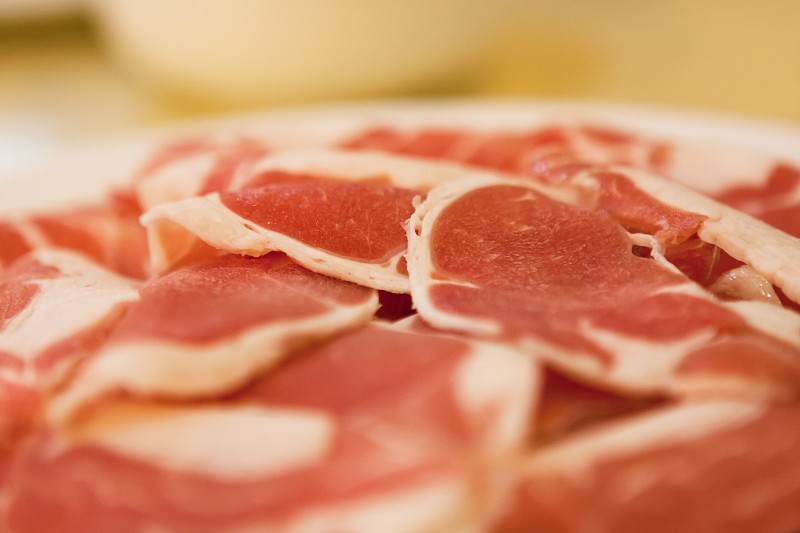 火锅牛肉片、冻肉片、羊肉片