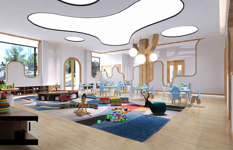 幼儿园三维渲染