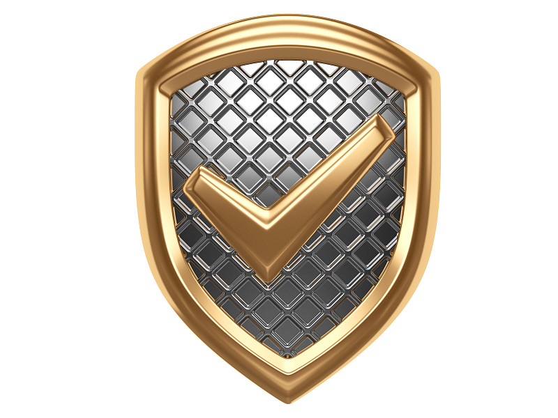 接受盾上的标志