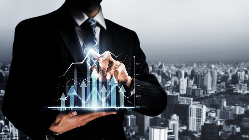 商人工作与数字金融业务图形感知技术