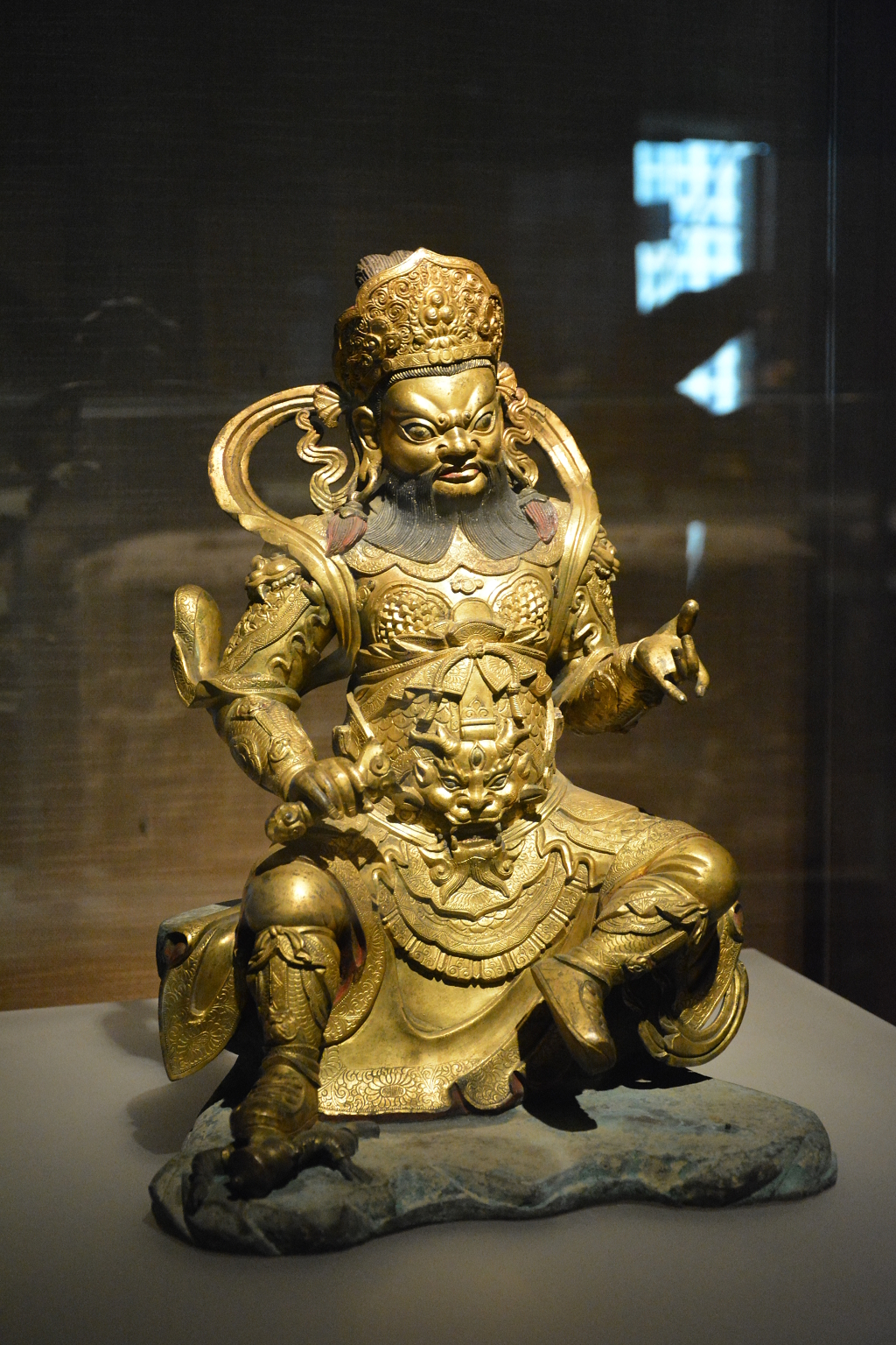 博物馆中展出的佛像