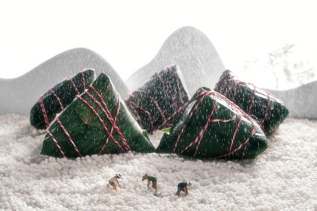 端午节粽子端午节美食中国风传统端午美食粽子