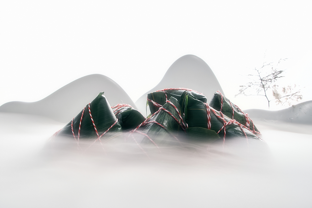 端午节粽子端午节美食中国风传统端午美食粽子