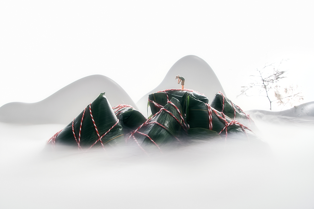 端午节粽子端午节美食中国风传统端午美食粽子