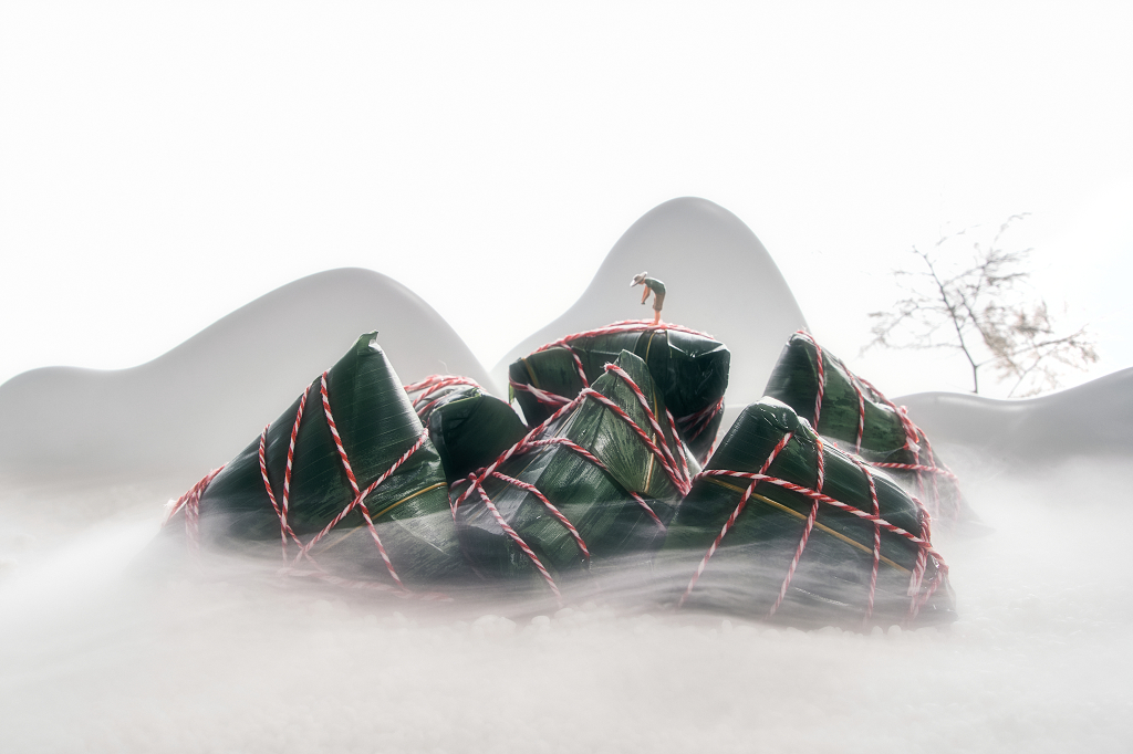 端午节粽子端午节美食中国风传统端午美食粽子