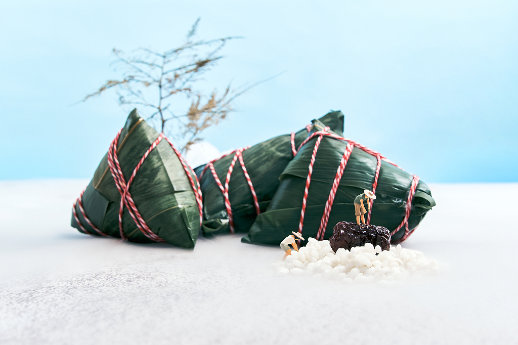 端午节粽子端午节美食中国风传统端午美食粽子