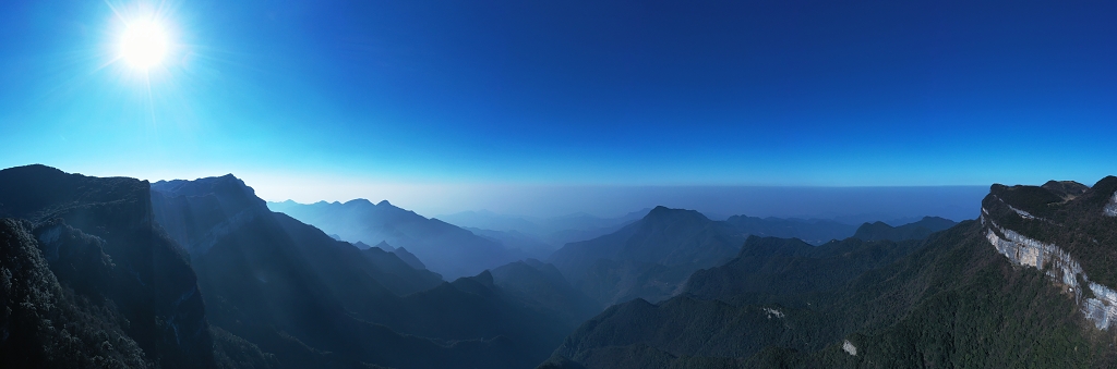 重庆南川金佛山全景