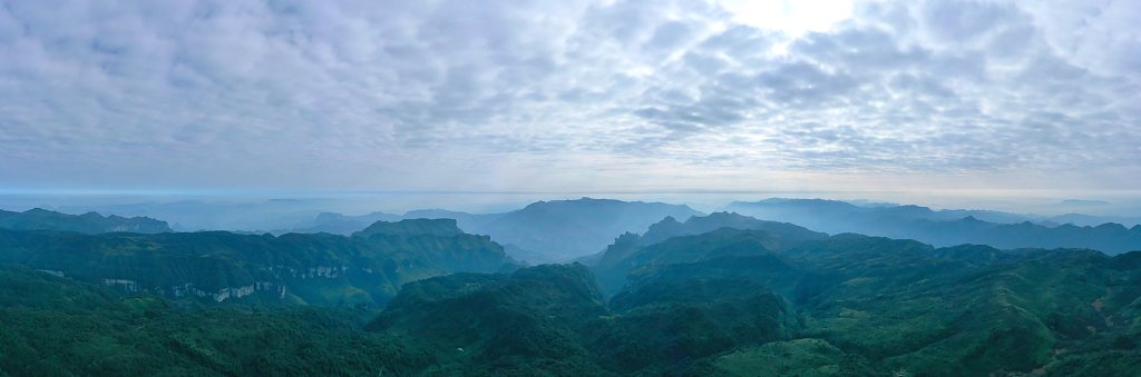 重庆南川金佛山全景