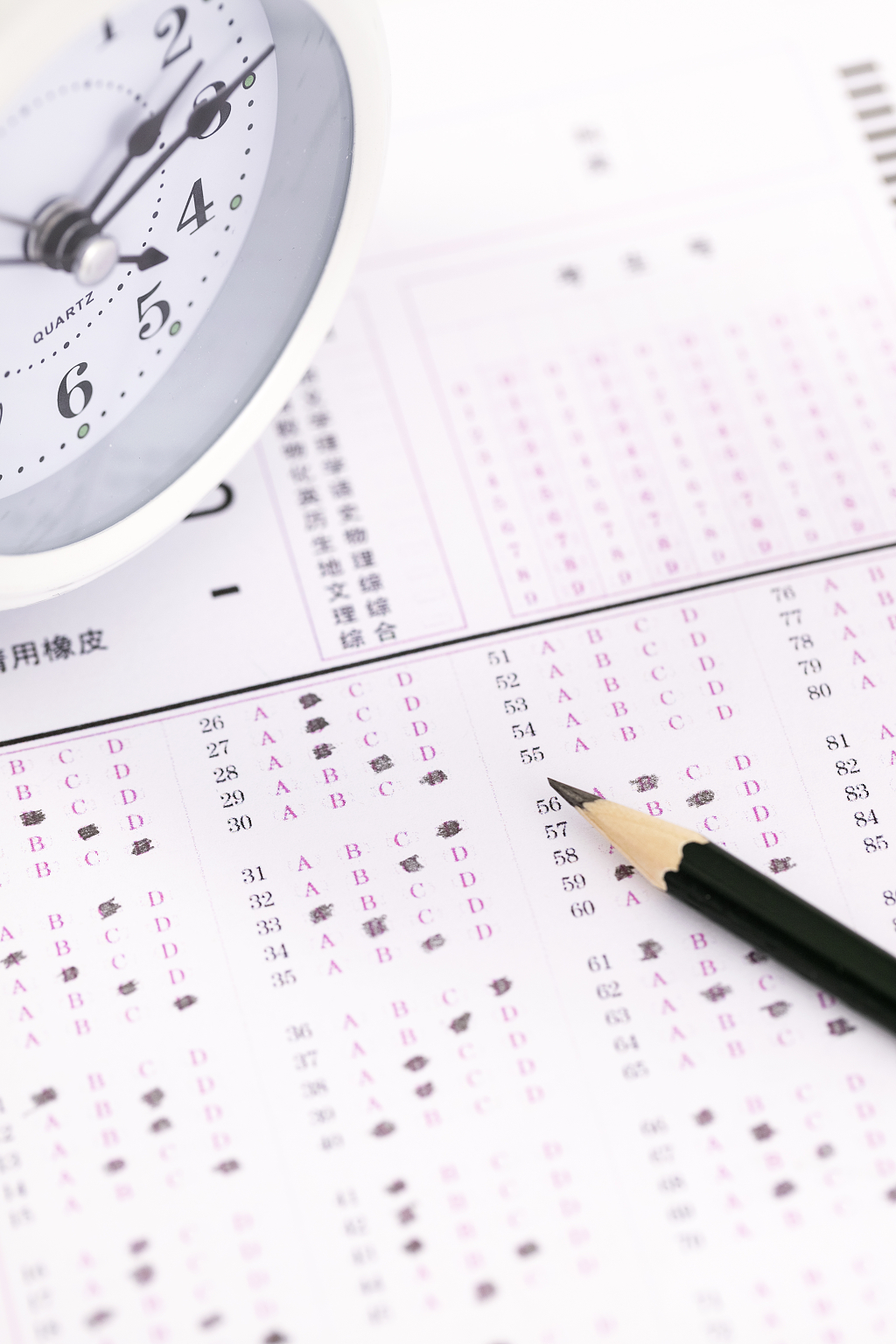 答题卡创意考试冲刺图片高考图片中考图片升学考试静物创意图