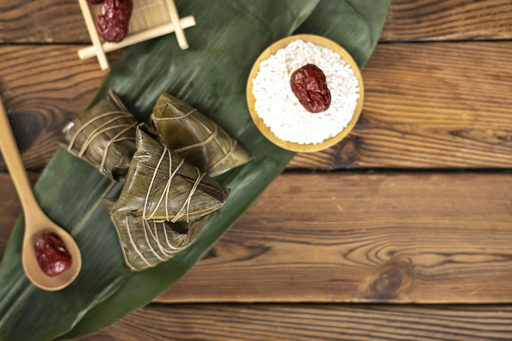 端午节美食粽子食材端午节图片粽子静物五月初五粽子创意