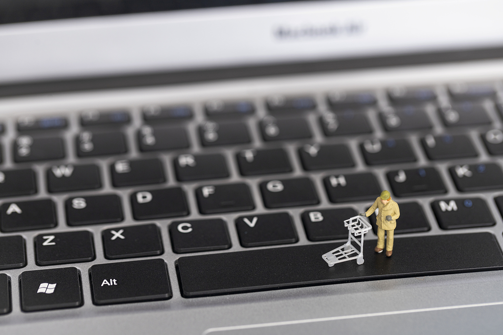 网络购物节微缩创意图电商图片电商活动年中促销