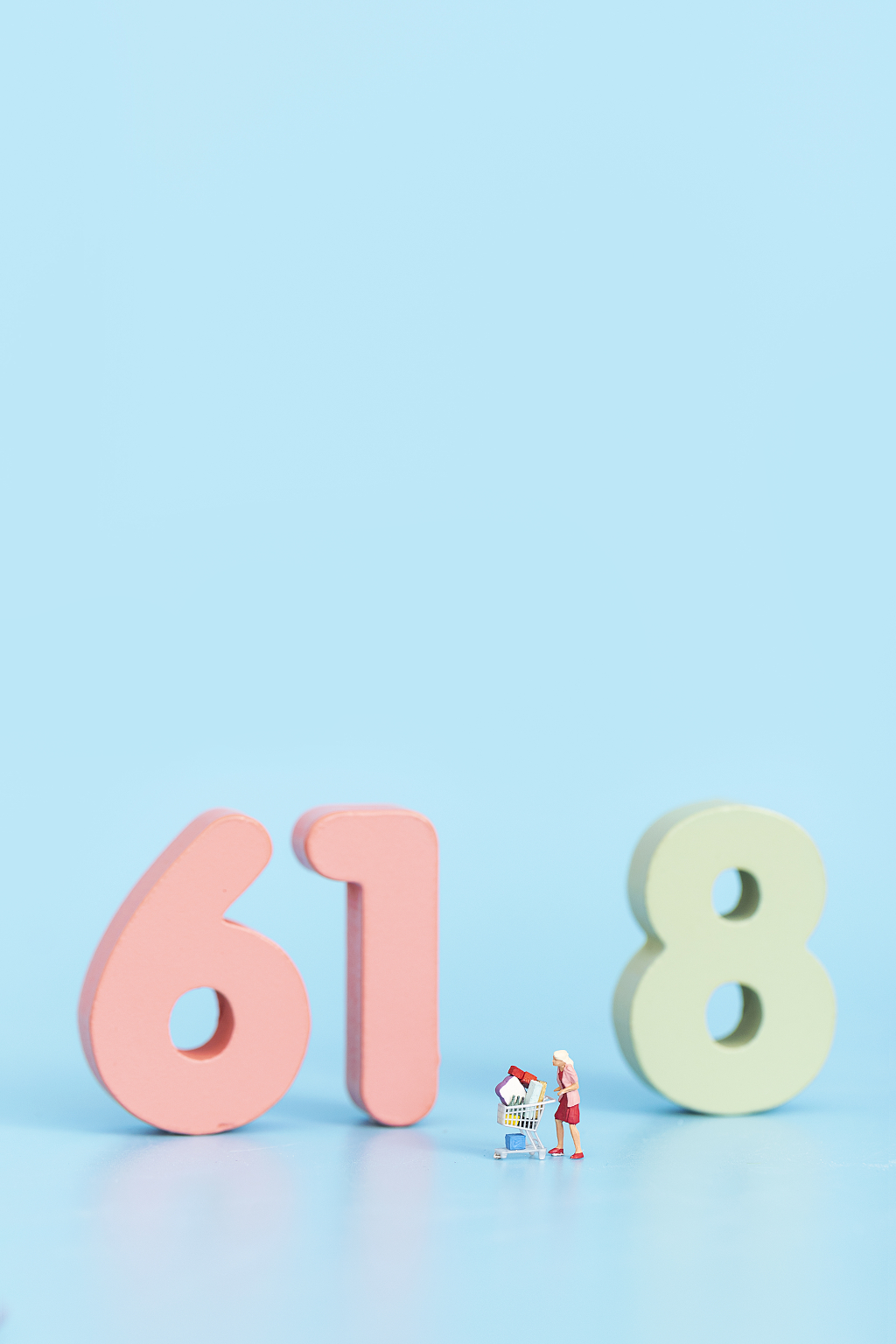 数字微缩创意年中购物节电商图片电商活动年中促销