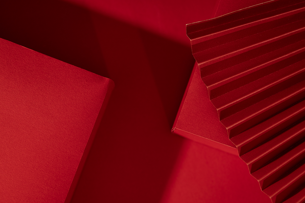 红色电商硬光背景创意背景科技背景梦幻背景