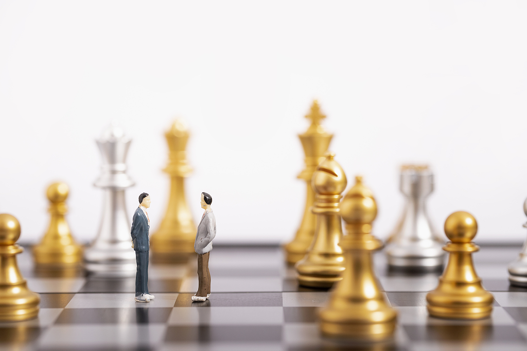 国际象棋商场博弈创意国际象棋图片象棋素材