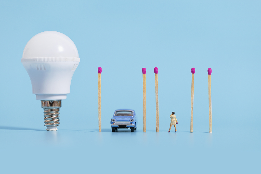 节能灯创意环境保护环保素材节能减排低碳创意