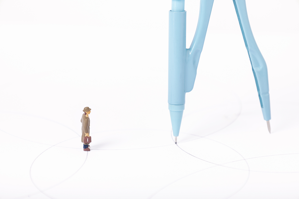 培训学习微缩创意图片创意招聘职场求职工作就业