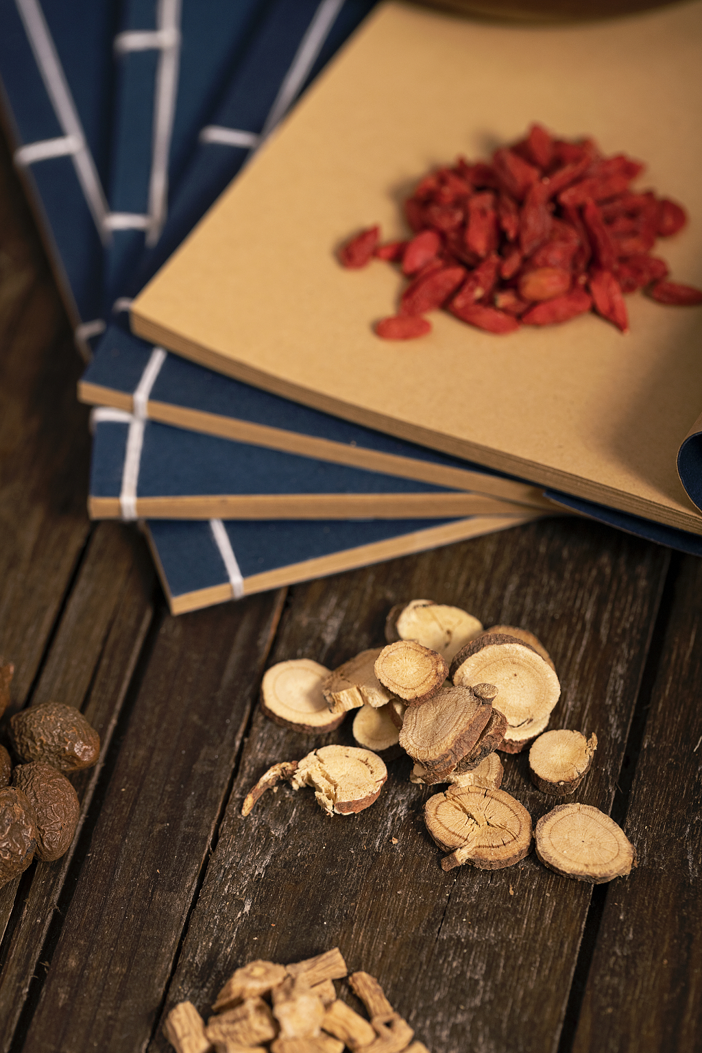 中药材枸杞甘草黄芪中医中药图片医师节国医节