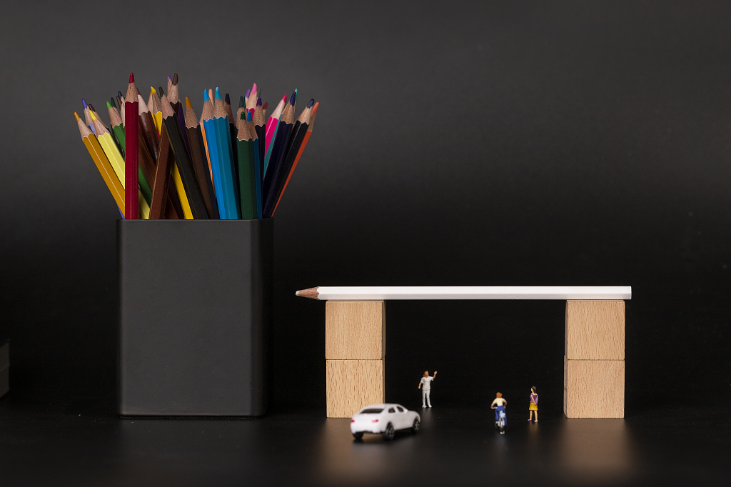 教育培训微缩创意素材教育培训学习考试