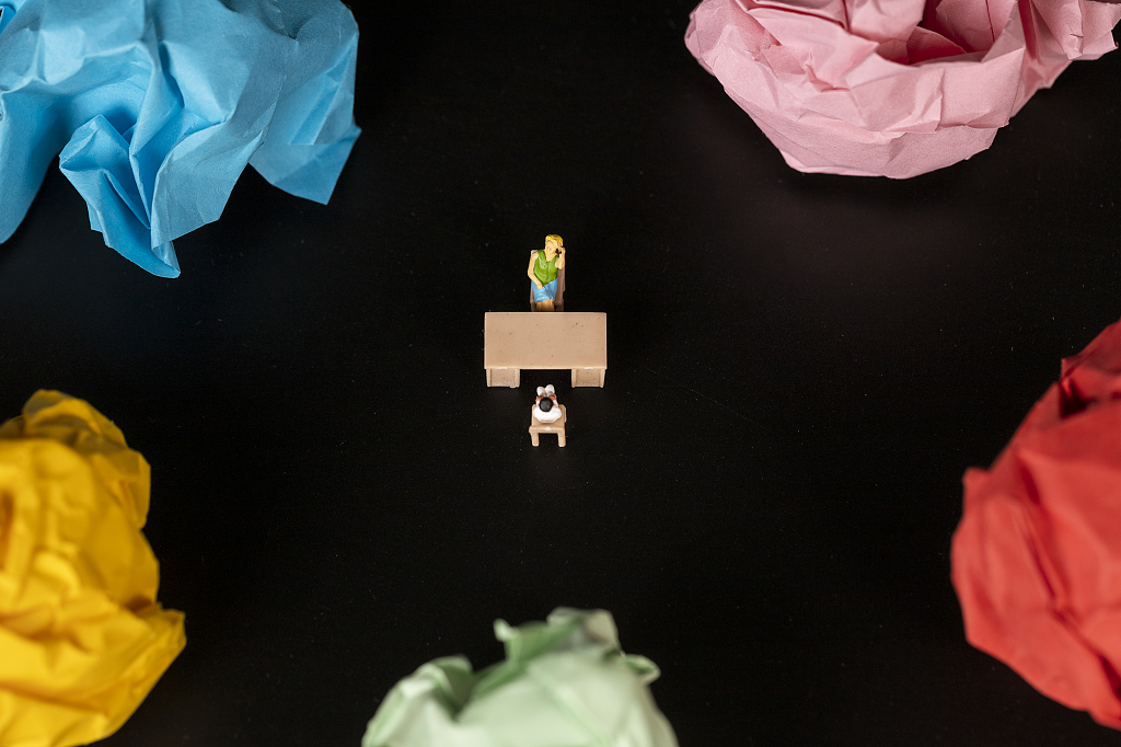 面试培训微缩创意图片教育培训学习考试