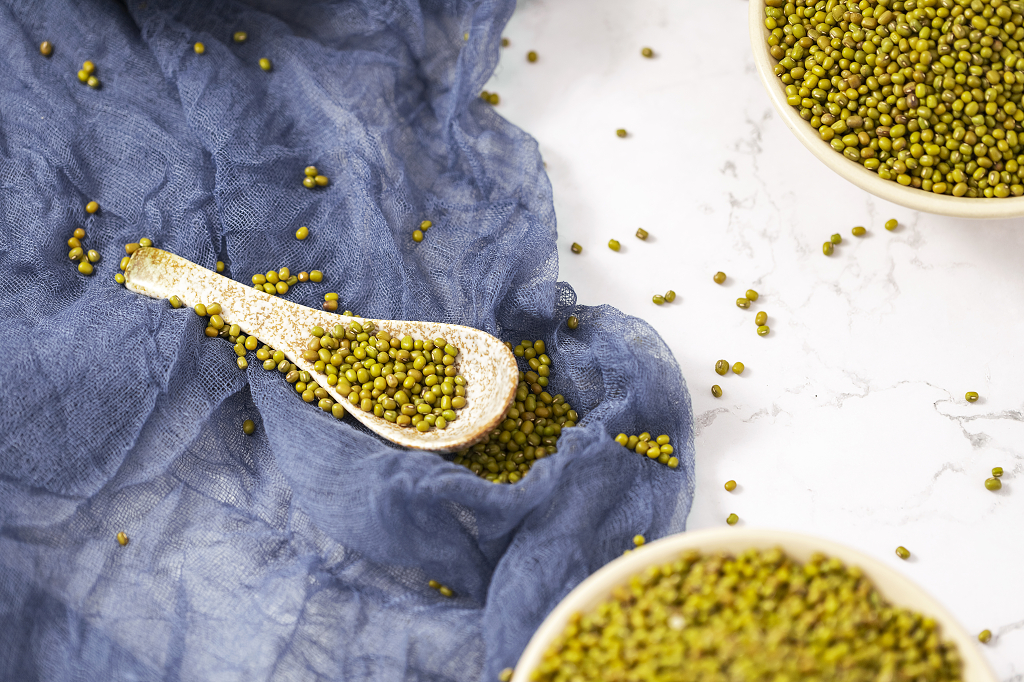 夏天解暑食材绿豆图片夏天图片夏至静物