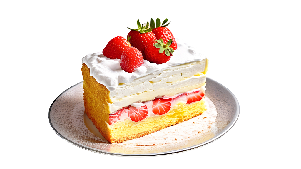 烘焙奶油蛋糕多层三文治草莓水果蛋糕