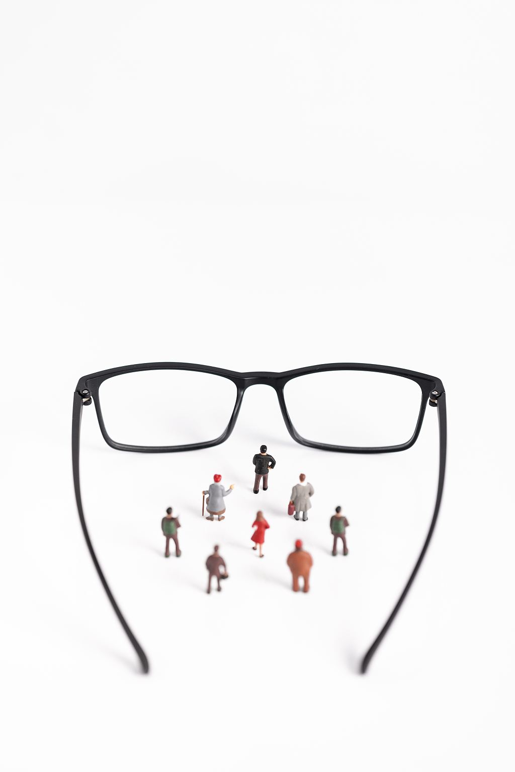 眼镜微缩创意保护实力图片