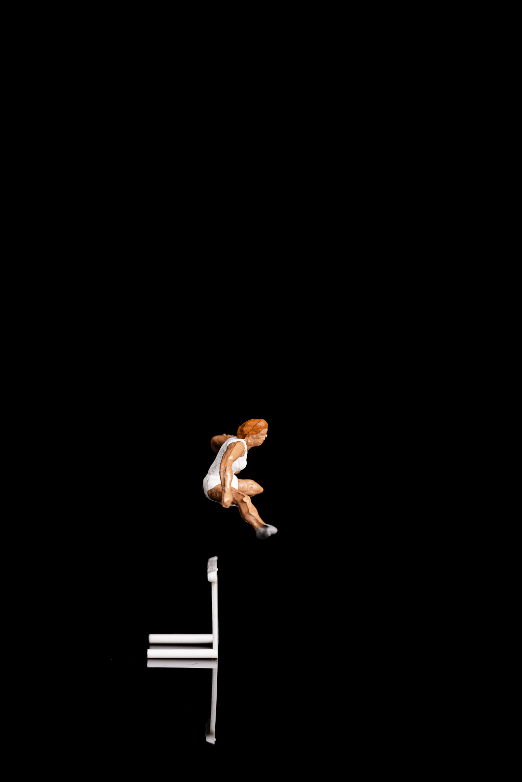 运动员跨越栏杆动作运动员创意运动会