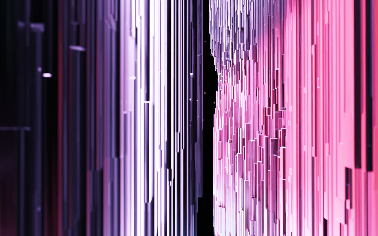 抽象方形材料背景3D渲染