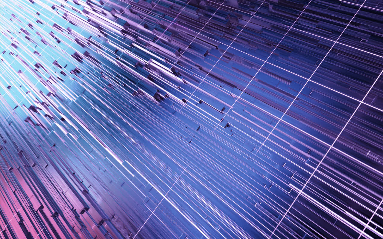 抽象方形材料背景3D渲染