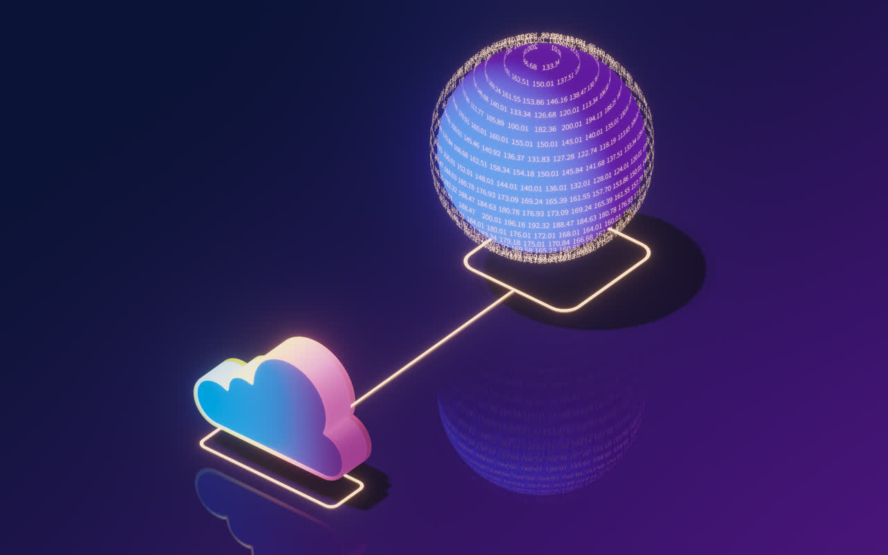 云计算大数据概念3D渲染