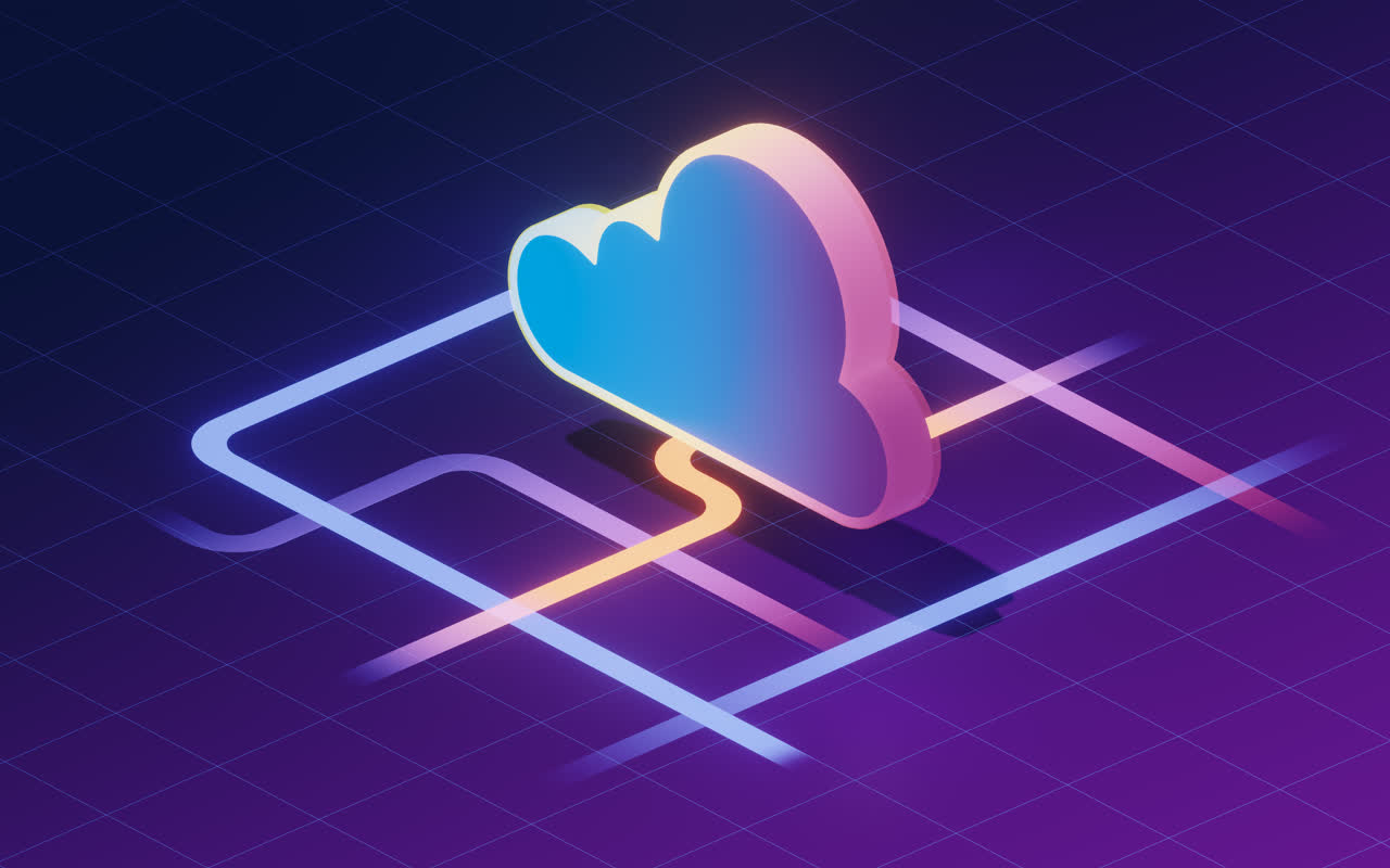 云计算概念3D渲染