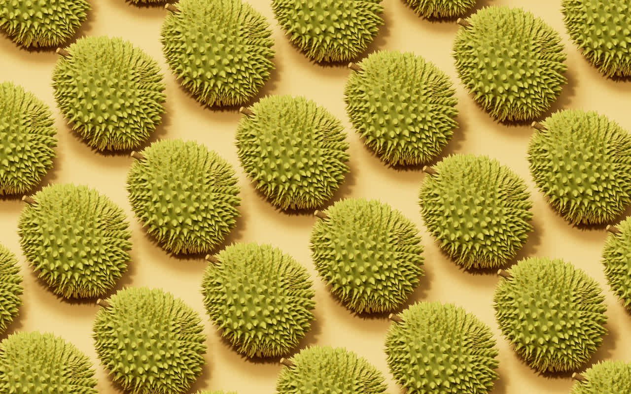 水果榴莲3D渲染