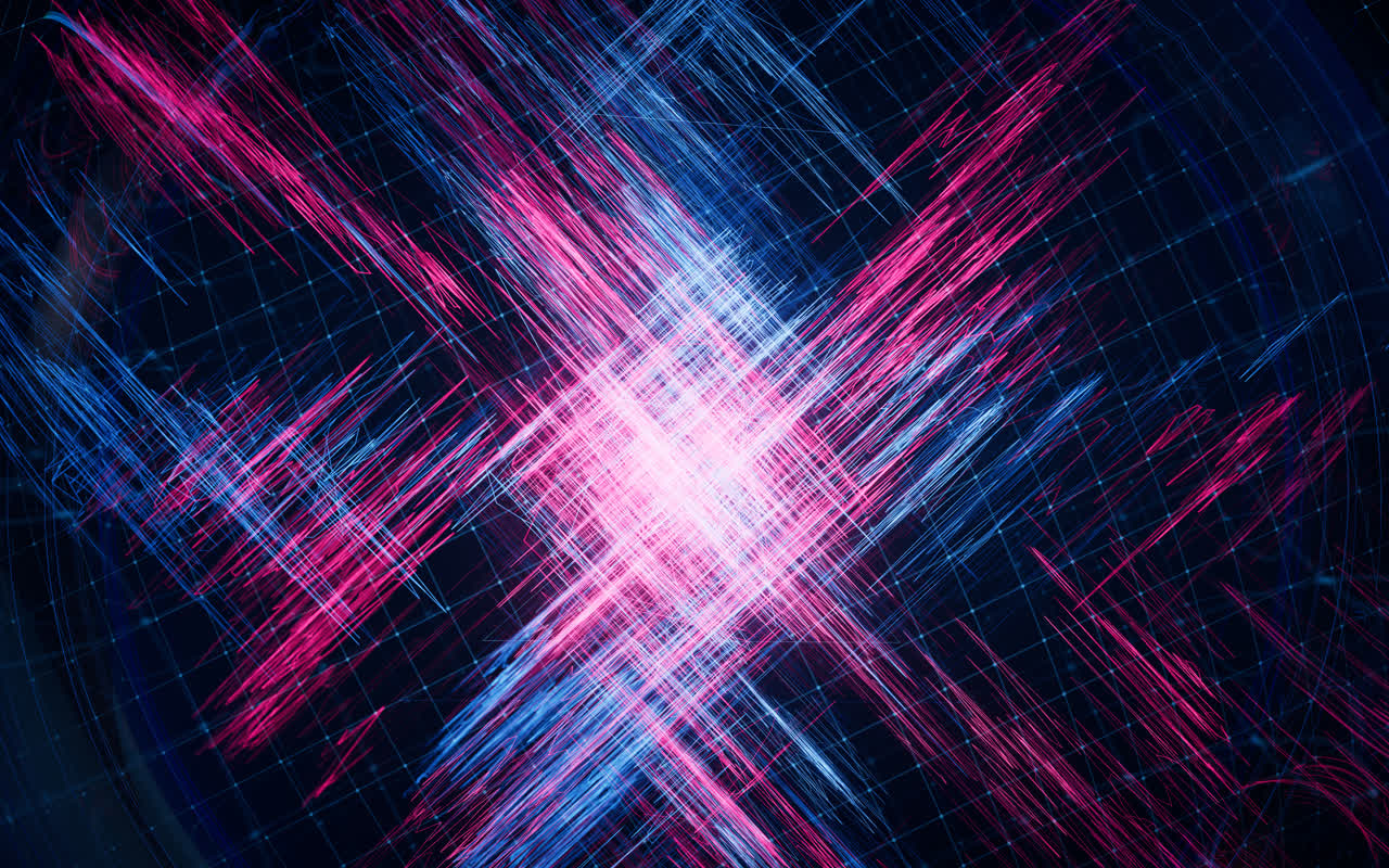 抽象线条波纹背景3D渲染