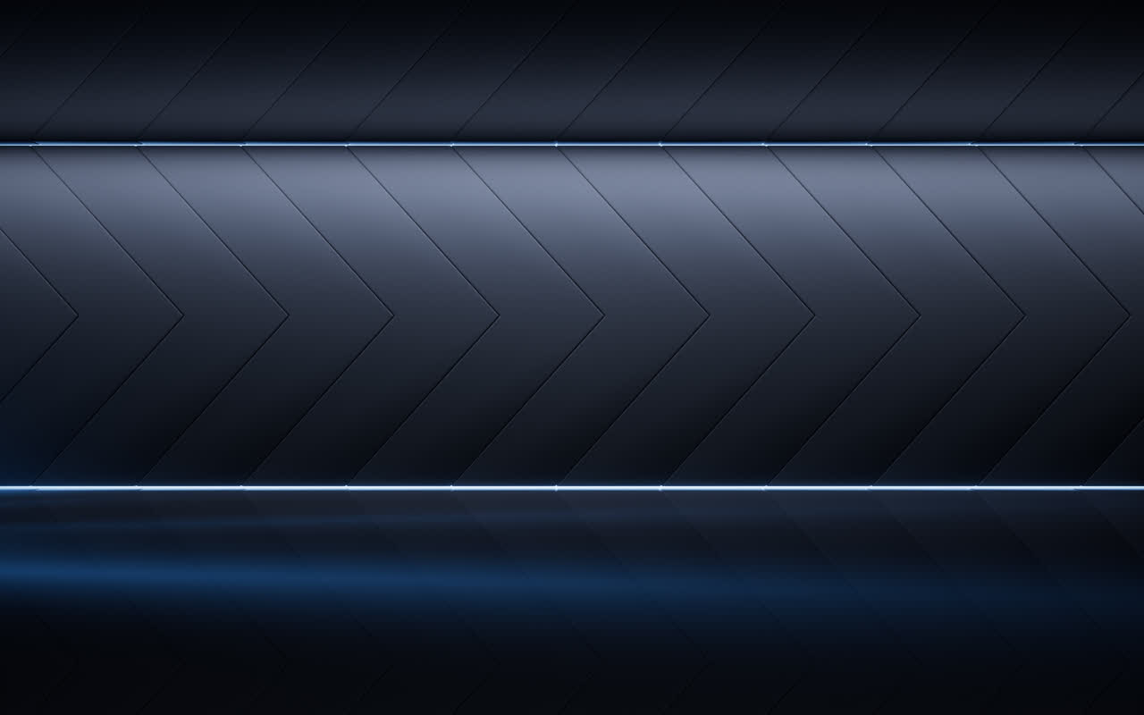 黑色建筑室内空间3D渲染