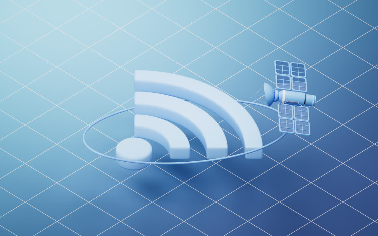 无线网与通信概念3D渲染