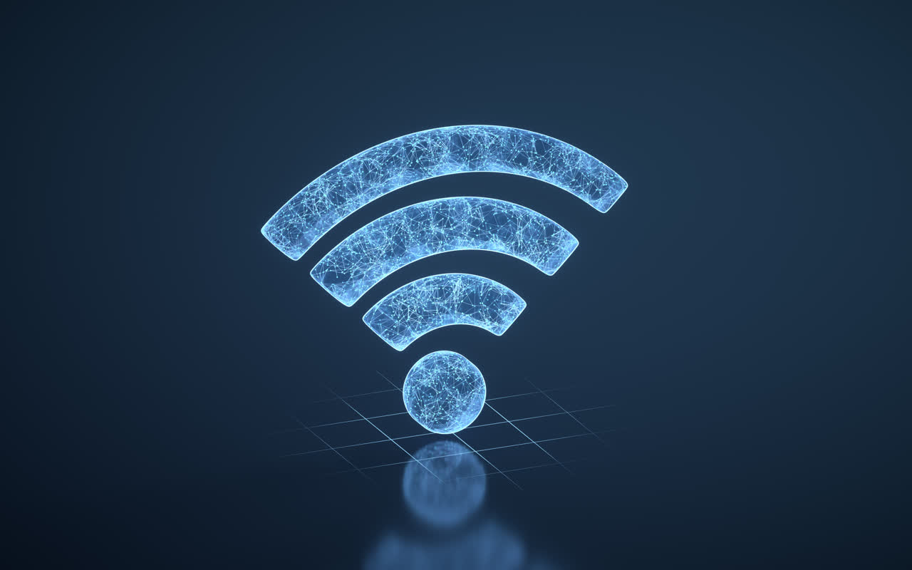 无线网与通信概念3D渲染