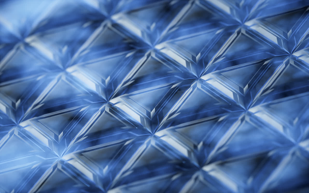 抽象三角形结构材料3D渲染