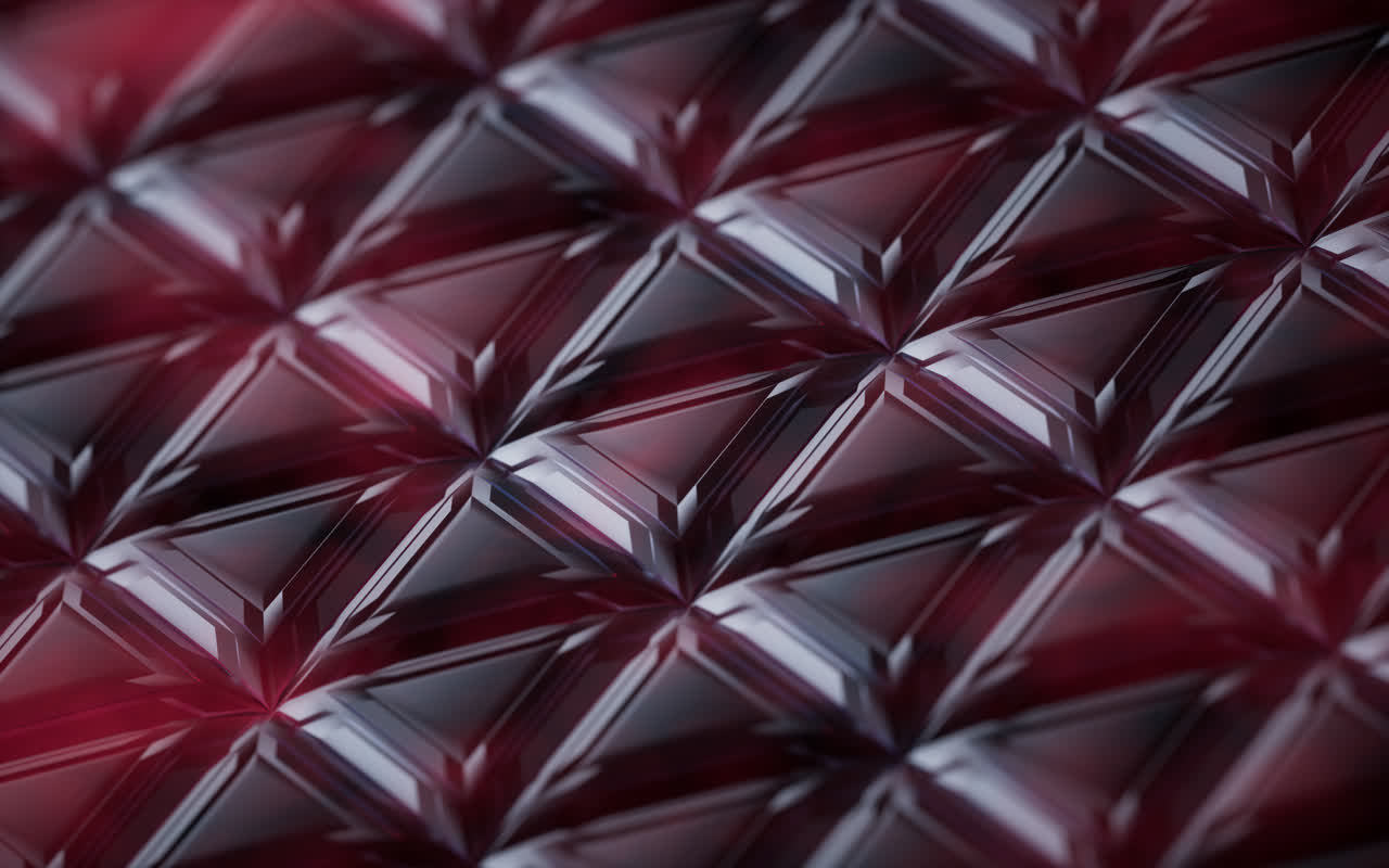 抽象三角形结构材料3D渲染