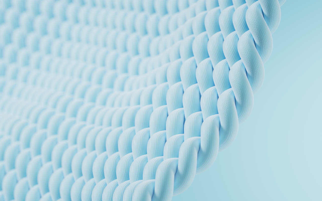 编织纺织纹理细节3D渲染