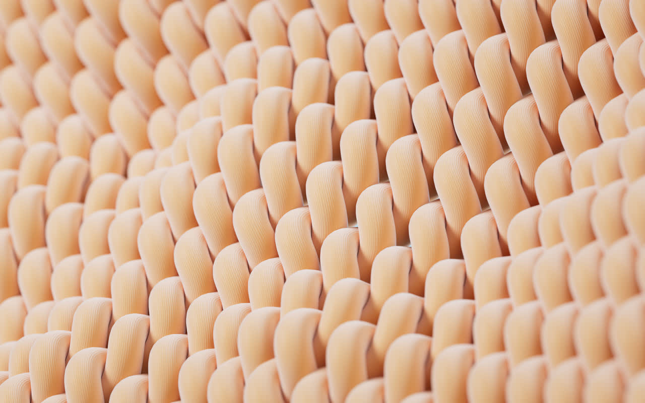 编织纺织纹理细节3D渲染