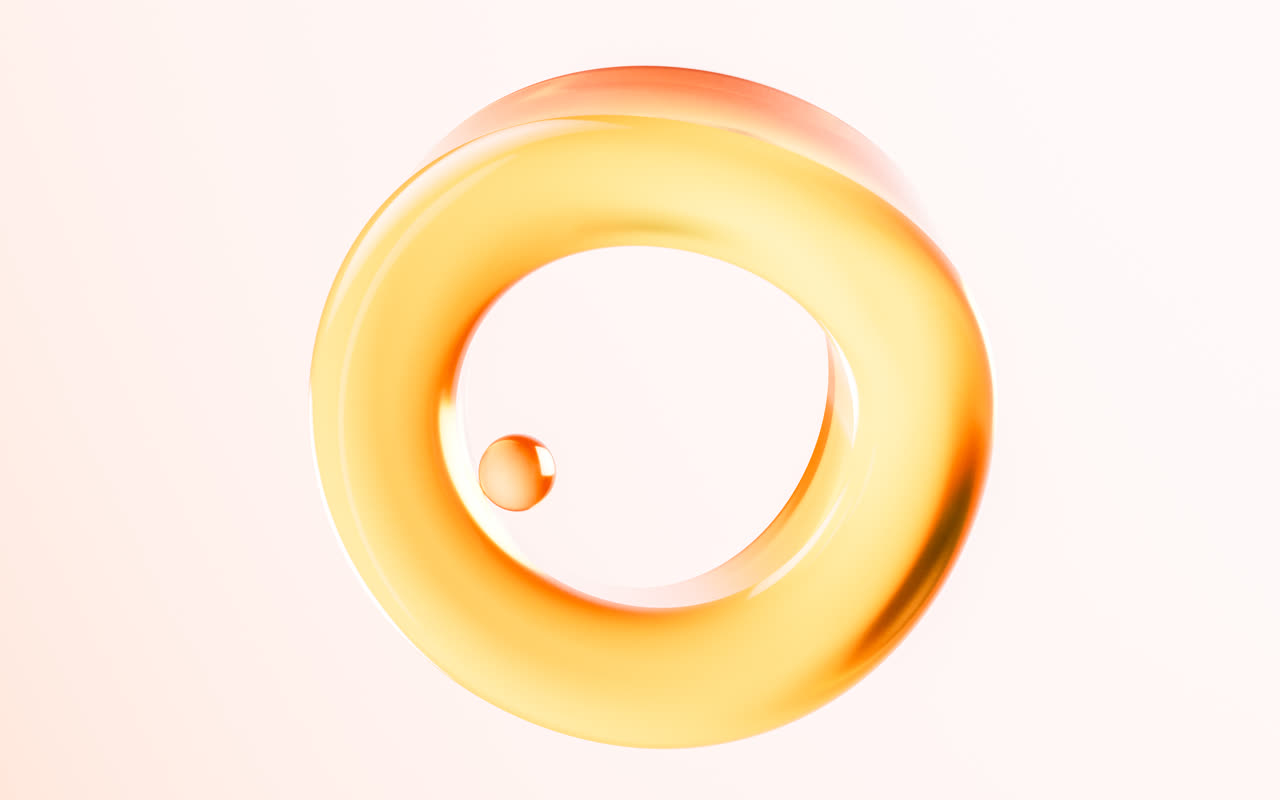 透明渐变玻璃背景3D渲染