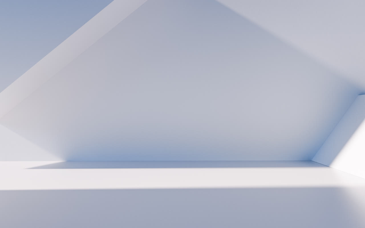 创意几何体建筑空间3D渲染