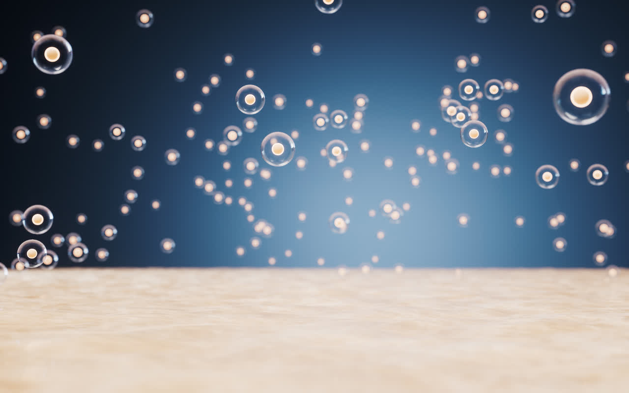 皮肤与表面的营养物质3D渲染