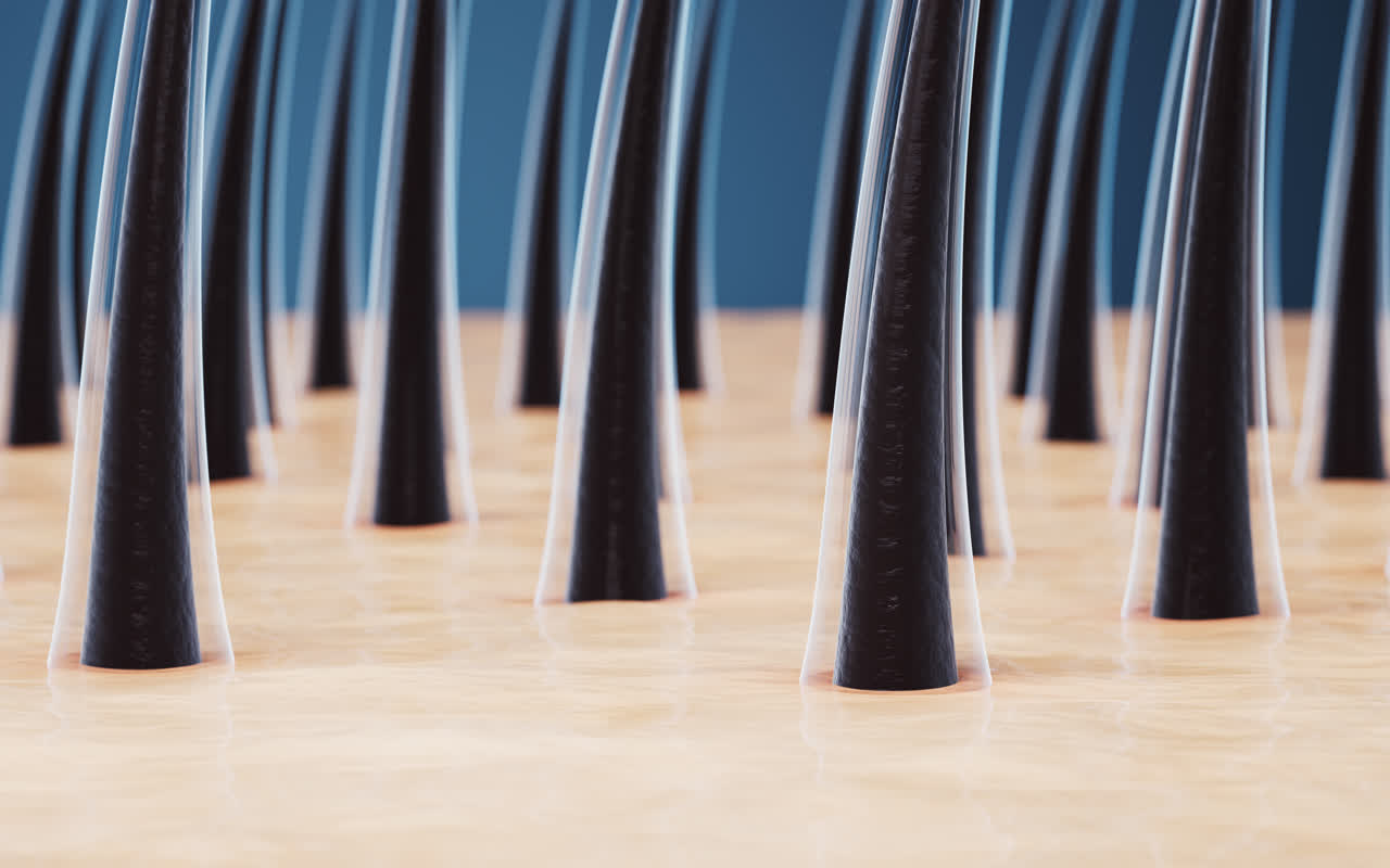 头发与皮肤3D渲染