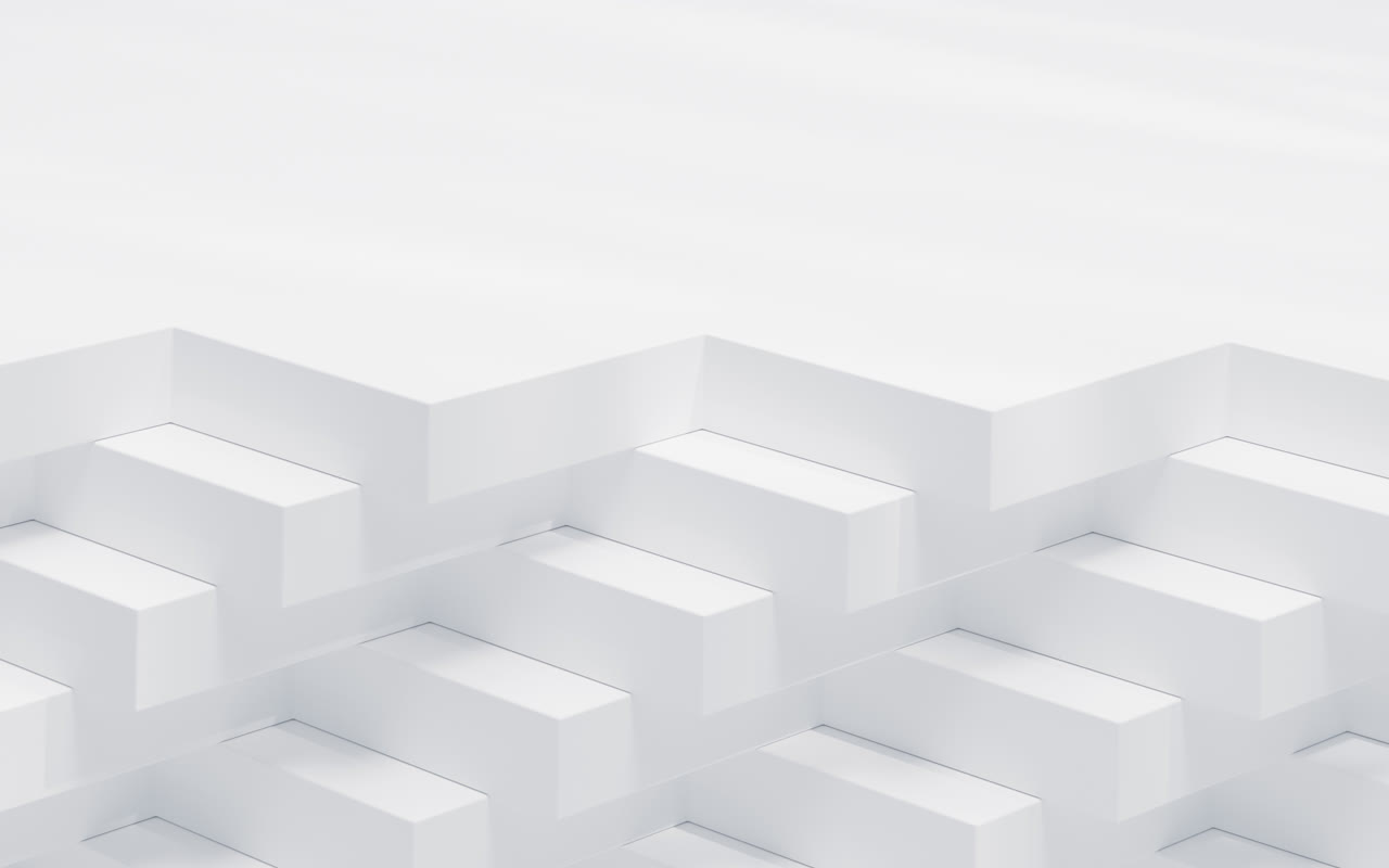 台阶状几何体3D渲染