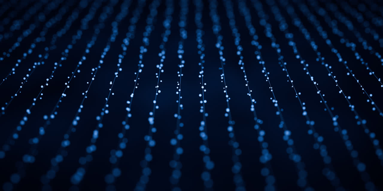 抽象粒子空间3D渲染