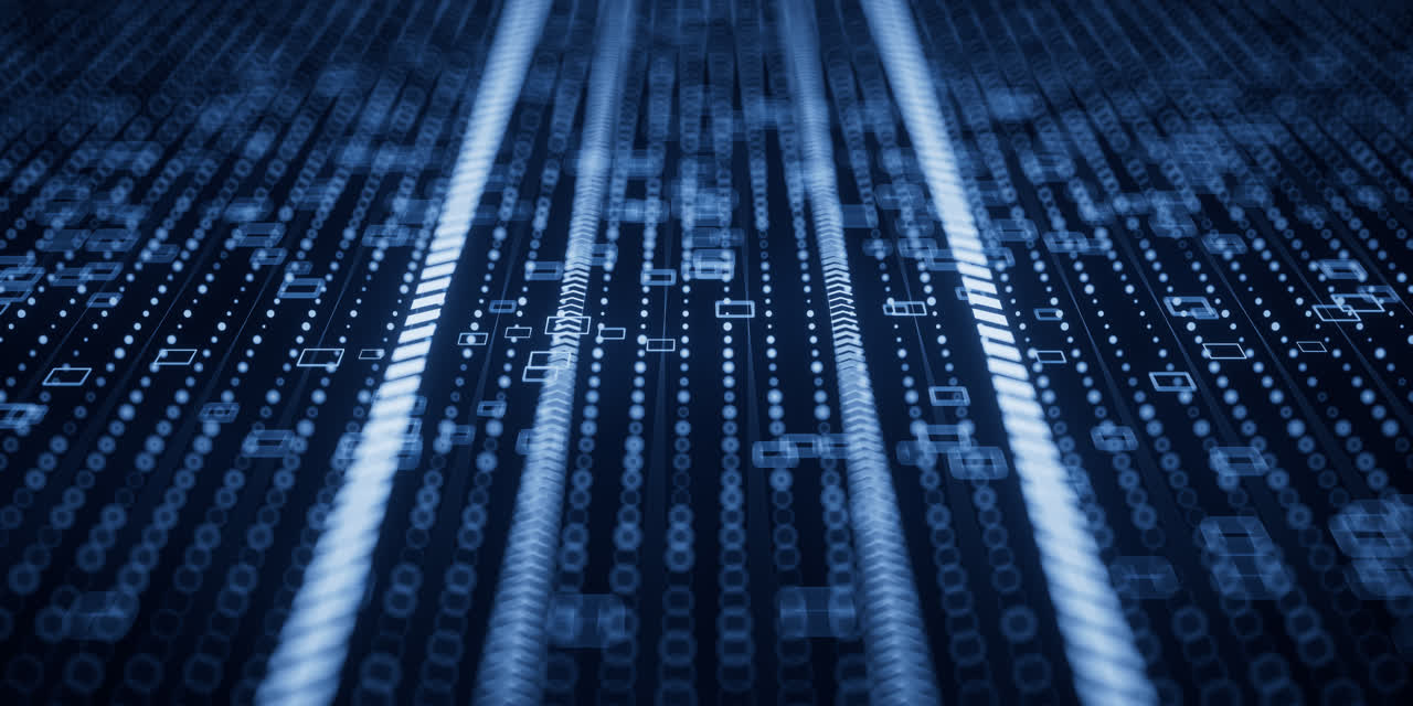 抽象粒子空间3D渲染